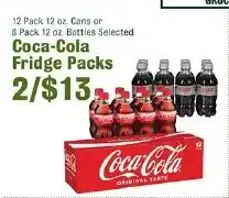Robert Fresh Market Coca-Cola Fridge Packs offer