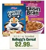 Robert Fresh Market Kellogg's Cereal offer