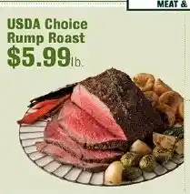 Robert Fresh Market Usda Choice Rump Roast offer
