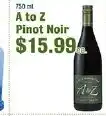 Robert Fresh Market A to Z Pinot Noir offer