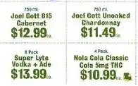 Robert Fresh Market Joel Gott Cabernet offer