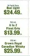 Robert Fresh Market Bud Light offer