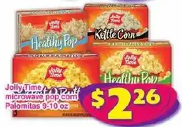 Savers Cost Plus Jolly Time microwave pop corn offer
