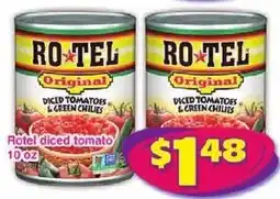 Savers Cost Plus Rotel diced tomato offer