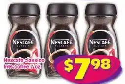 Savers Cost Plus Nescafe classico offer