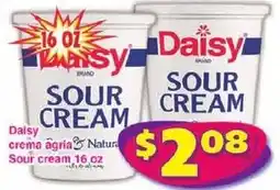 Savers Cost Plus Daisy sour cream offer