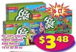 Savers Cost Plus Go Gurt yogurt offer