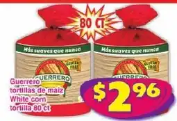 Savers Cost Plus Guerrero white corn tortilla offer