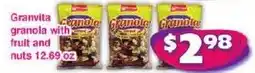 Savers Cost Plus Granita granola offer