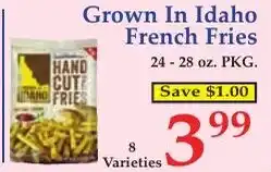 DeMoulas Market Basket Hand Cut French Fries offer