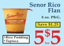 DeMoulas Market Basket Senor Rico Flan offer