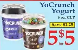 DeMoulas Market Basket YoCrunch Yogurt offer