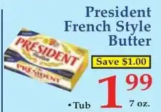 DeMoulas Market Basket President French Style Butter offer