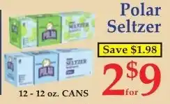 DeMoulas Market Basket Polar Seltzer offer
