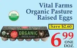DeMoulas Market Basket Vital Farms Organic Pasture Raised Eggs offer