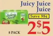 DeMoulas Market Basket Juicy Juice offer