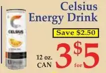 DeMoulas Market Basket Celsius Energy Drink offer