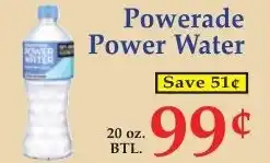DeMoulas Market Basket Powerade Power Water offer