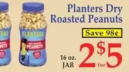 DeMoulas Market Basket Planters Dry Roasted Peanuts offer