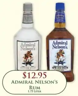Econofoods Admiral Nelson's Rum offer