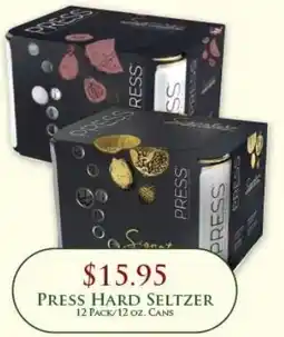 Econofoods Press Hard Seltzer offer