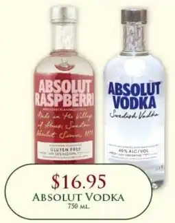 Econofoods Absolut Vodka offer
