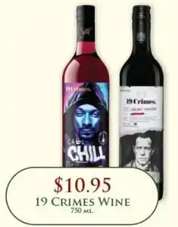 Econofoods 19 Crimes Wine offer
