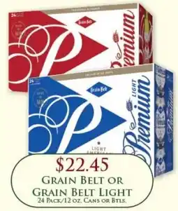 Econofoods Grain Belt or Grain Belt Light offer