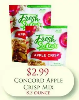 Econofoods Concord apple crisp mix offer