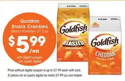 Ralphs Goldfish Snack Crackers offer