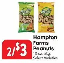 Great Valu Markets Hampton Farms Peanuts offer