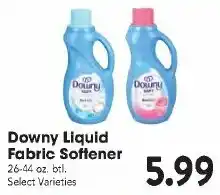 Great Valu Markets Downy Liquid Fabric Softener offer