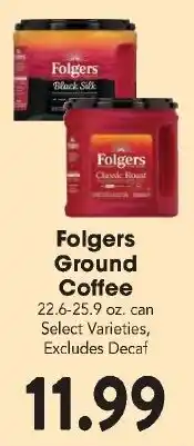 Great Valu Markets Folgers ground coffee offer