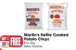 Great Valu Markets Martin's Kettle Cooked Potato Chips offer