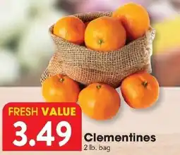 Great Valu Markets Clementines offer