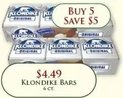 Econofoods Klondike bars offer