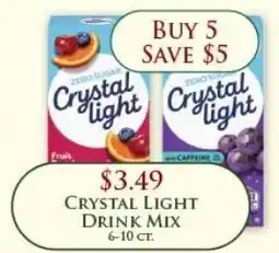 Econofoods Crystal Light Drink Mix offer