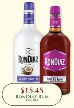 Econofoods Rondiaz Rum offer