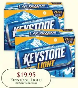 Econofoods Keystone Light offer