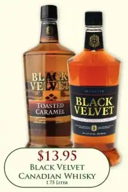 Econofoods Black Velvet Canadian Whisky offer