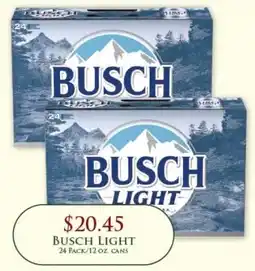 Econofoods Busch Light offer