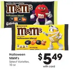 Ralphs Halloween M&M's offer