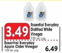 Great Valu Markets Essential Everyday Distilled White Vinegar offer