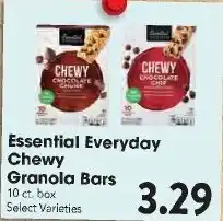 Great Valu Markets Essential Everyday Chewy Granola Bars offer