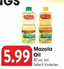 Great Valu Markets Mazola Oil offer