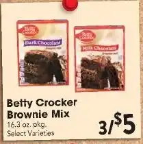 Great Valu Markets Betty Crocker Brownie Mix offer