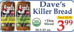 DeMoulas Market Basket Dave's Killer Bread offer
