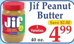 DeMoulas Market Basket Jif peanut butter offer