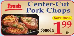 DeMoulas Market Basket Fresh Center-Cut Pork Chops offer