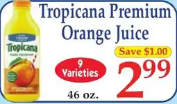 DeMoulas Market Basket Tropicana premium orange juice offer